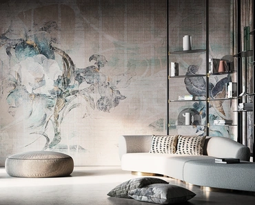 Carta da parati floreale vintage Eloise di Instabilelab