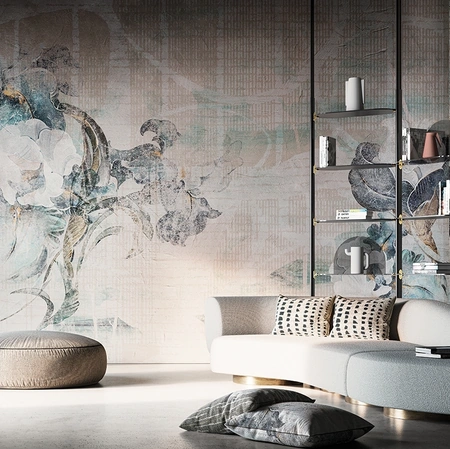 Carta da parati floreale vintage Eloise di Instabilelab