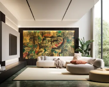 Carta da parati Gold Fish di Instabilelab