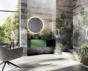 Carta da parati November Green di Instabilelab