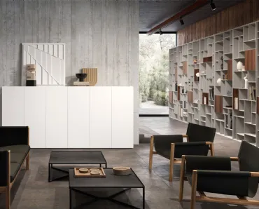 Tavolino Cabaret in laccato effetto metallico di Capo d'Opera