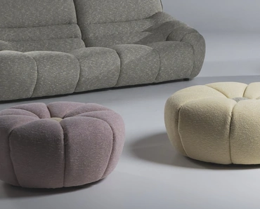 Pouf in tessuto Daisy di Calia