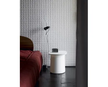 Tavolino contenitore Degree in polipropilene bianco di Kristalia