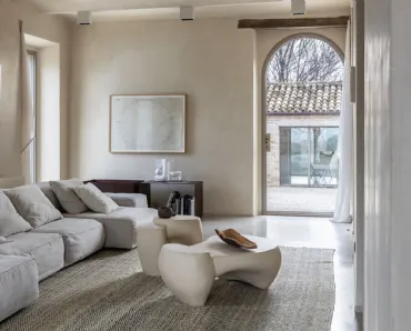 Tavolino in gres Dune di Mogg