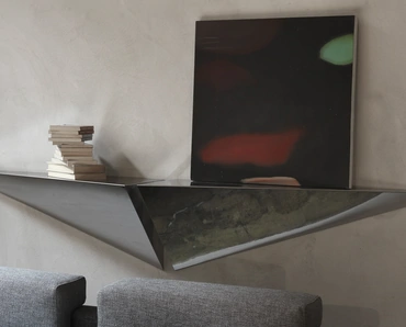 Mensola in acciaio di design Henri III IV di Opinion Ciatti