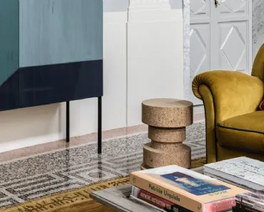 Tavolino di design in sughero King&Queen di Mogg