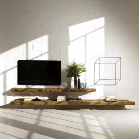 Mensole in legno secolare Line di Nature Design