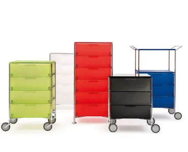 Contenitore Cassettiera Mobil Mat di Kartell