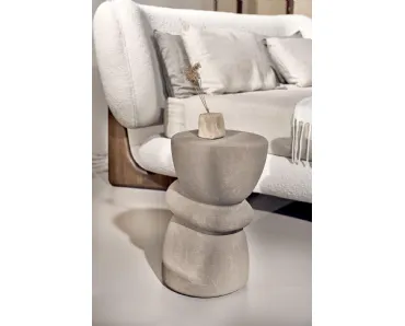 Tavolino Ovoo in gres porcellanato di Nature Design