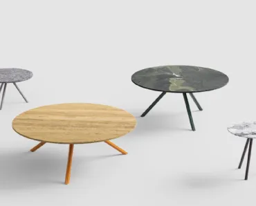 Tavolino Mini Heb con top in marmo di Desalto