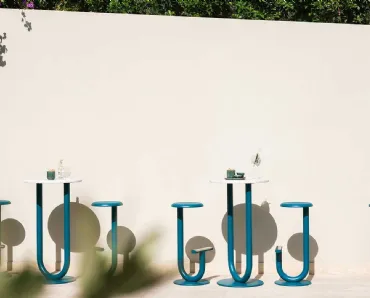 Tavolino Strong con top in Marmo di Desalto