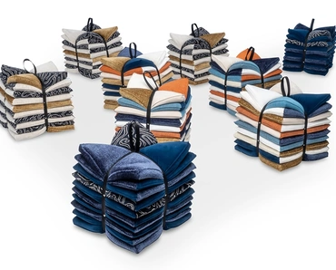 Pouf di design in tessuto U' Strozz di Calia