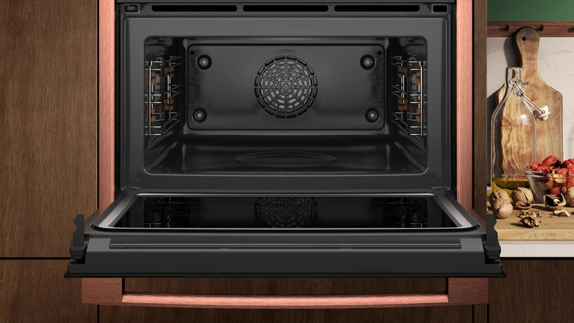 Forno compatto combinato con microonde da incasso N 70 di NEFF