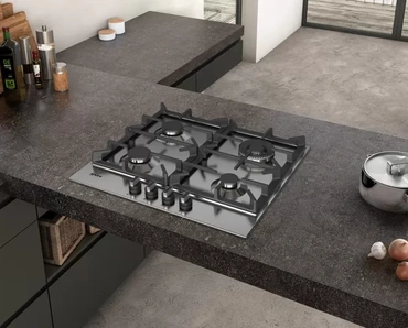 Piano cottura a gas 60 cm Acciaio inox di NEFF