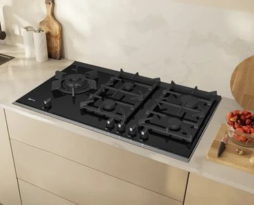 Piano cottura a gas 90 cm Vetroceramica di NEFF