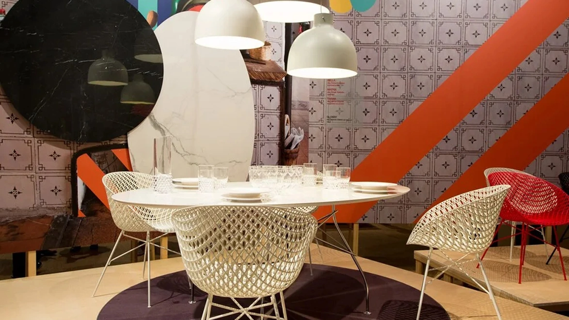 Lampada a sospensione Bellissima in tecnopolimero termoplastico finitura Lucida di Kartell