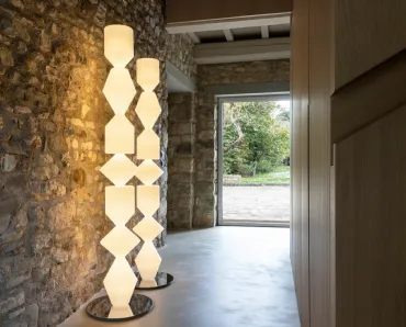 Lampada da terra Costantina Opal di Mogg