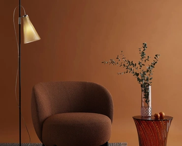 Lampada da terra K-Lux in acciaio con diffusore in plexiglas di Kartell