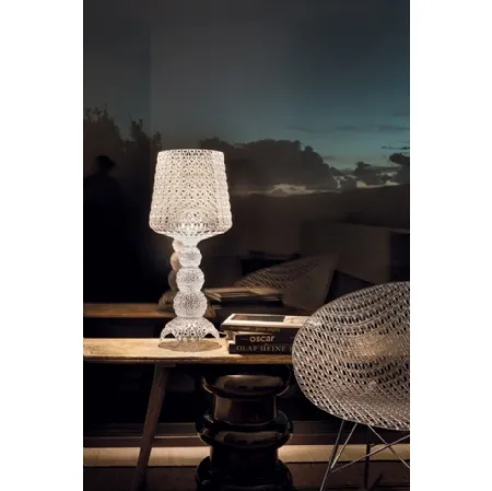 Lampada Kabuki Mini in policarbonato trasparente di Kartell