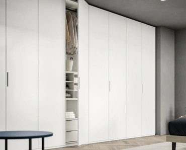 Armadio Ardecò Box Bianco in laccato opaco di Spagnol Mobili