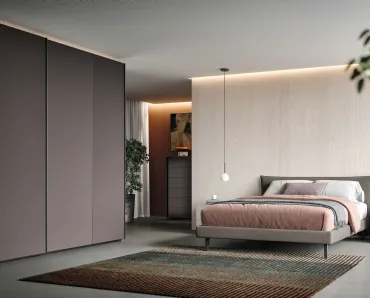 Armadio Ardecò Linear Grafite di Spagnol Mobili