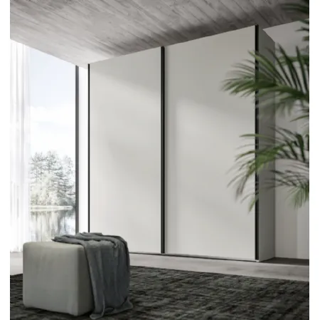 Armadio Ardecò Omega Grigio Londra di Spagnol Mobili