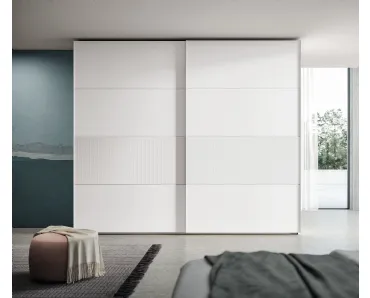 Armadio Ardecò Window Neve di Spagnol Mobili