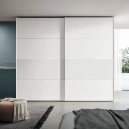 Armadio Ardecò Window Neve di Spagnol Mobili