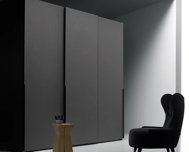 Armadio con ante scorrevoli Aria Profilo di Kristalia
