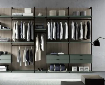 Cabina Armadio Archimede Verde Laguna di Spagnol Mobili