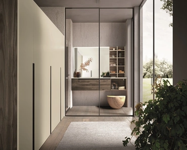 Mobile da Bagno in melaminico e laccato Laundry 09 di Archeda