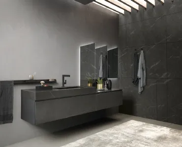 Mobile da Bagno sospeso in gres Modulo 07 di Archeda