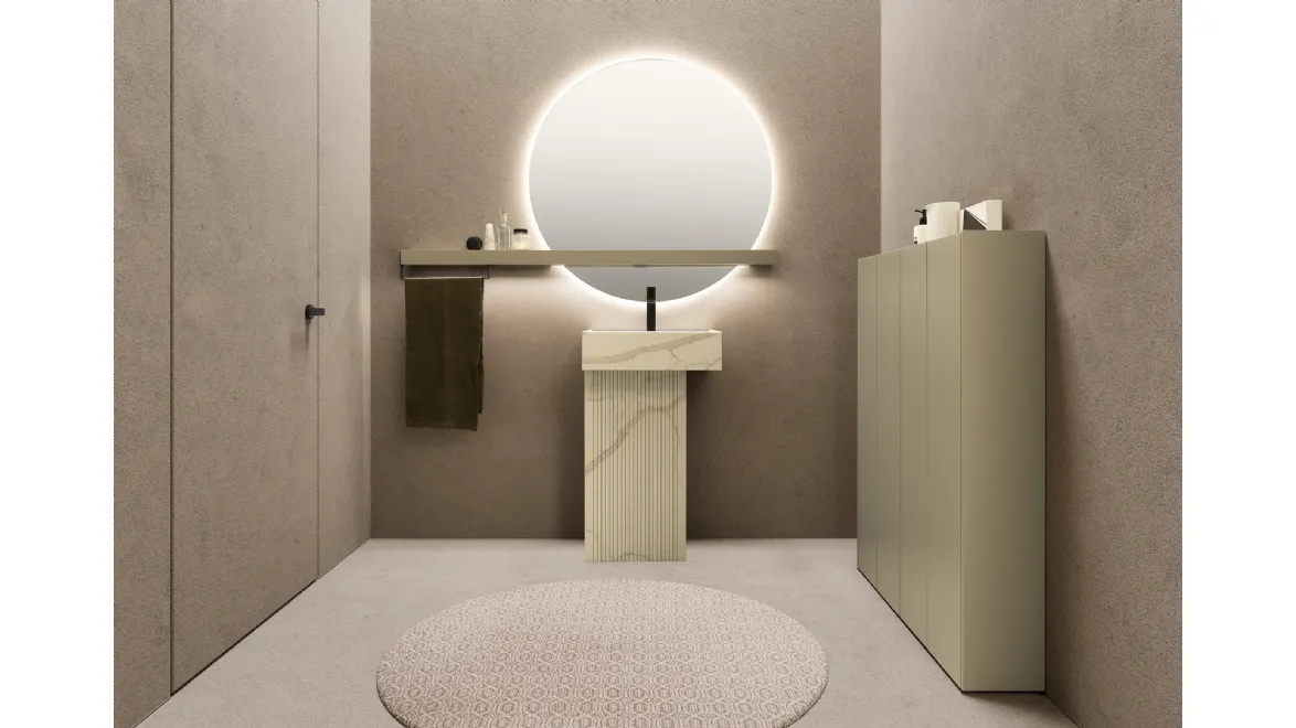 Mobile da Bagno a terra in Okite Tulle 03 di Archeda