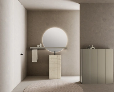 Mobile da Bagno a terra in Okite Tulle 08 di Archeda