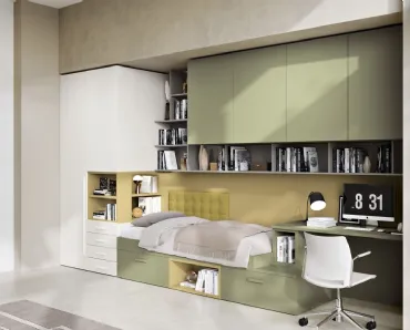 Cameretta 128 a ponte su misura di Ferrimobili