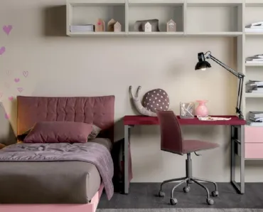 Cameretta componibile su misura Composizione 703 di Spagnol Mobili