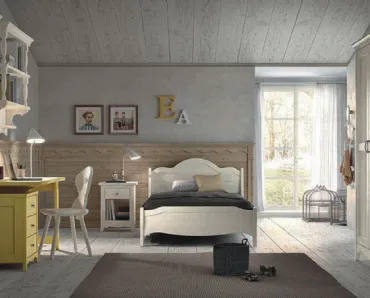 Cameretta con scrivania N22 Nuovo Mondo di Scandola