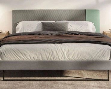 Comodino in rovere nodato Velvet di Spagnol Mobili