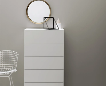 Settimanale in laccato bianco opaco All Night di Md House