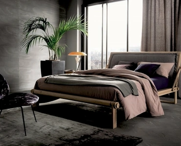 Letto con testiera reclinabile Tecno di Alta Corte