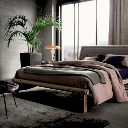 Letto con testiera reclinabile Tecno di Alta Corte