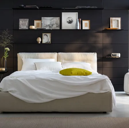 Letto in tessuto con box contenitore Bombosoft di Md House