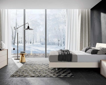 Letto con testiera Brio di Spagnol Mobili