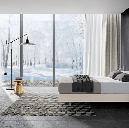 Letto con testiera Brio di Spagnol Mobili