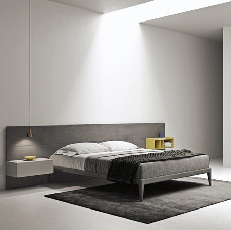 Letto Bun Sommier in legno di Kristalia