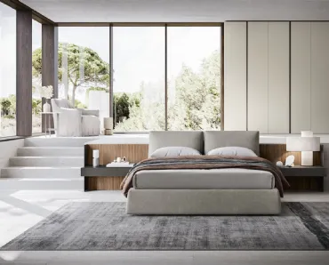 Letto Defilè con box contenitore di Alf Da Frè