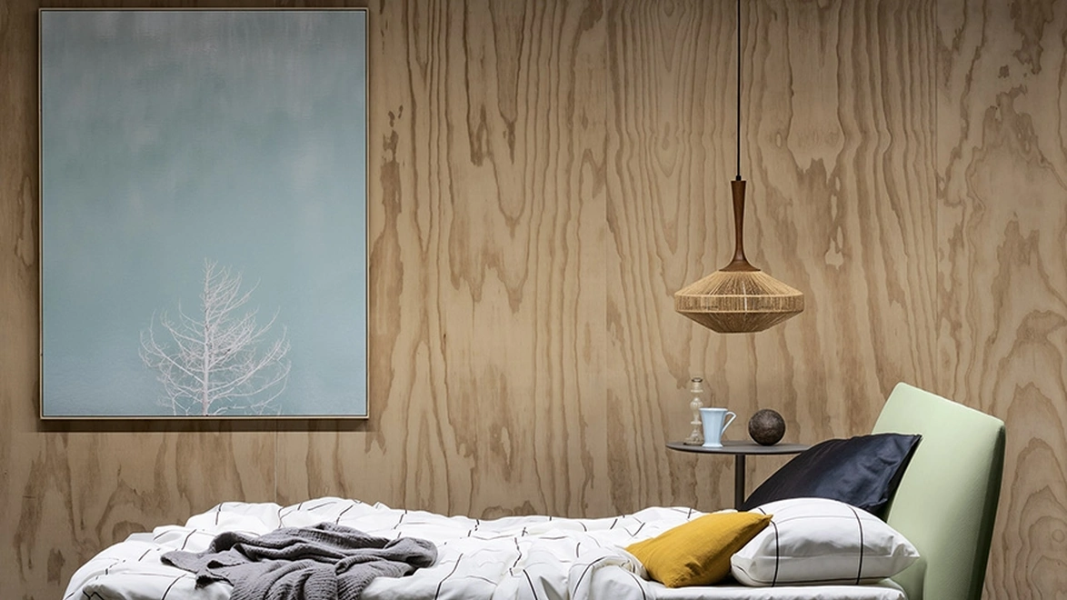 Letto di design Legri di Kristalia