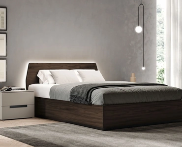 Letto Polar con box contenitore di Spagnol Mobili