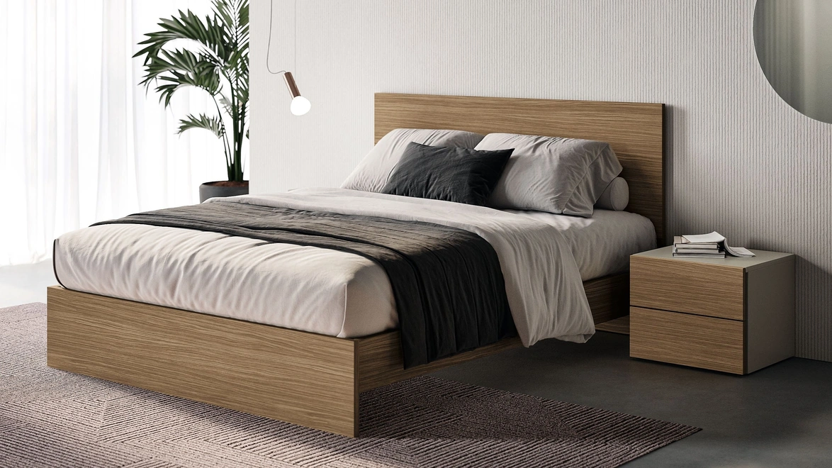 Letto con testiera Prime di Spagnol Mobili