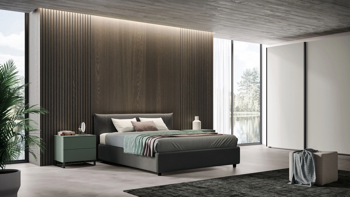 Letto Love Me con box contenitore di Spagnol Mobili
